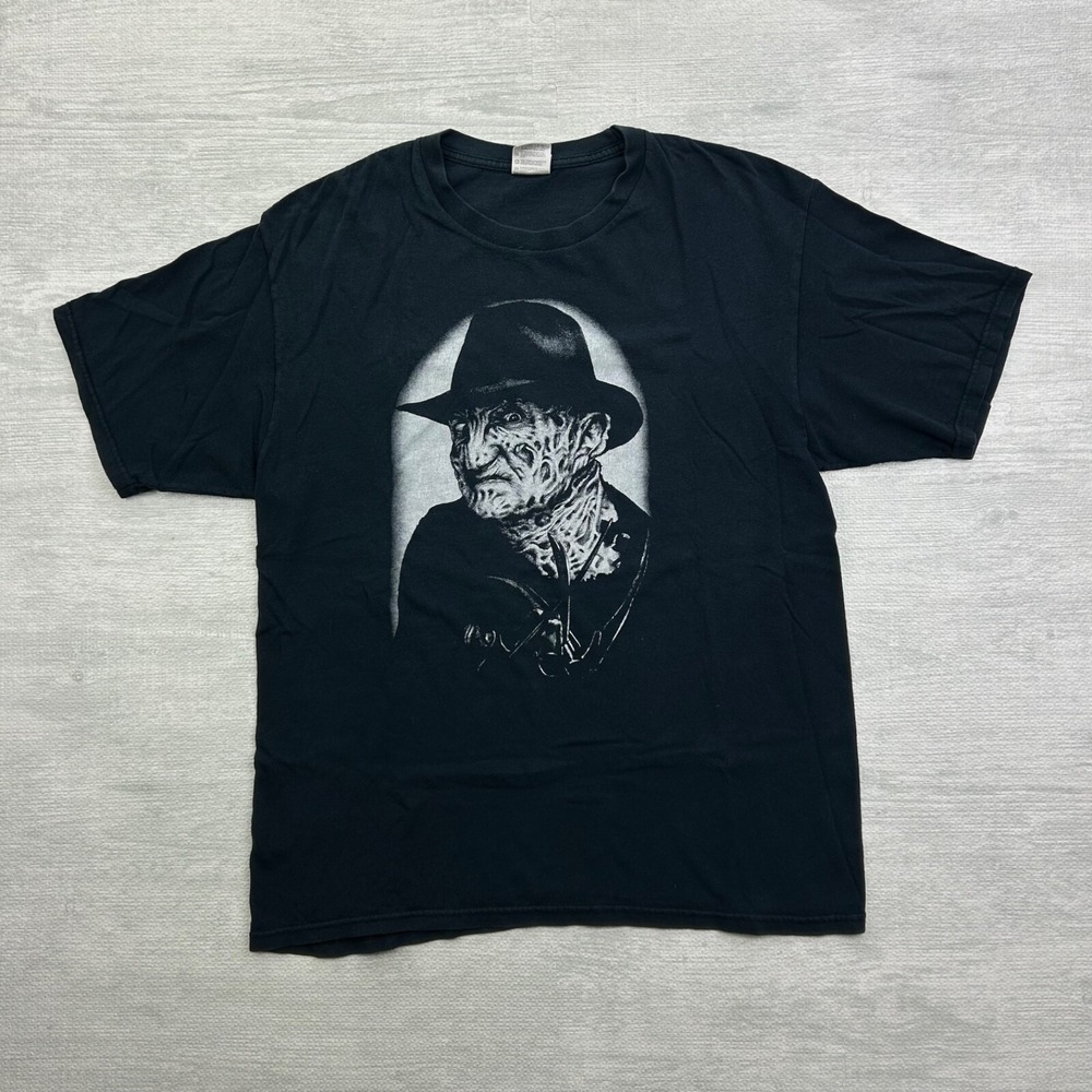 Vintage 90s Freddy Krueger Shirt Size Large Black A Nightmare On‎ Elm Street